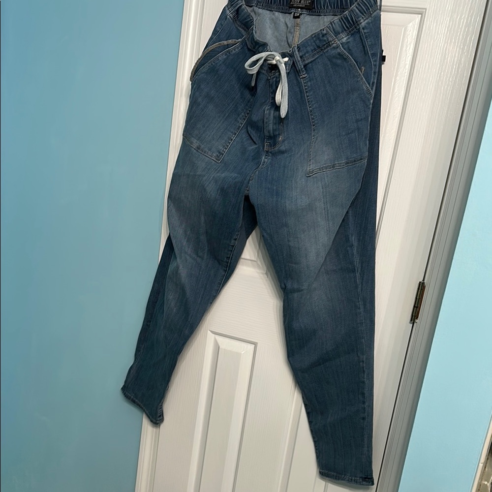 Judy Blue Light Wash Denim Joggers